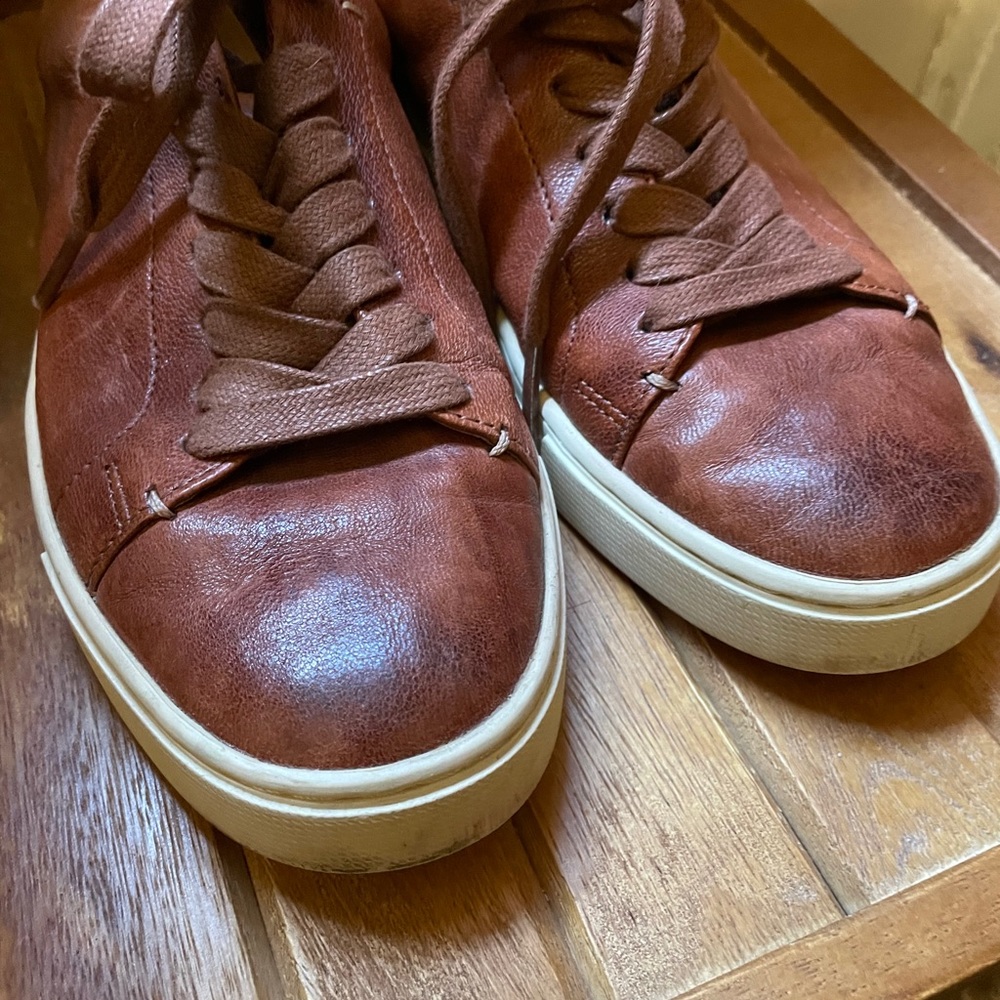 Frye leather sneakers-  lightly worn! 💫